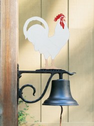 Whitehall Large Bell with Rooster
