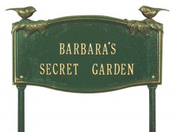 Whitehall Vine/Chickadee Garden Standard Decorative Lawn Plaque