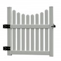 Cottage Picket Gate Large, Dimensions: 47"W x 43 1/2"H