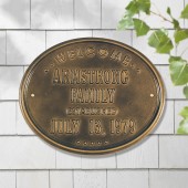 Whitehall Oval Welcome “Family" Established Personalized Wall Plaque